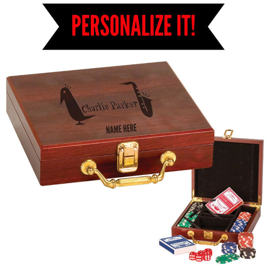 Bird Logo Deluxe Poker Set