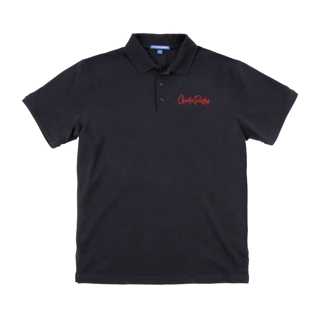 Charlie Parker Signature Logo Black Polo